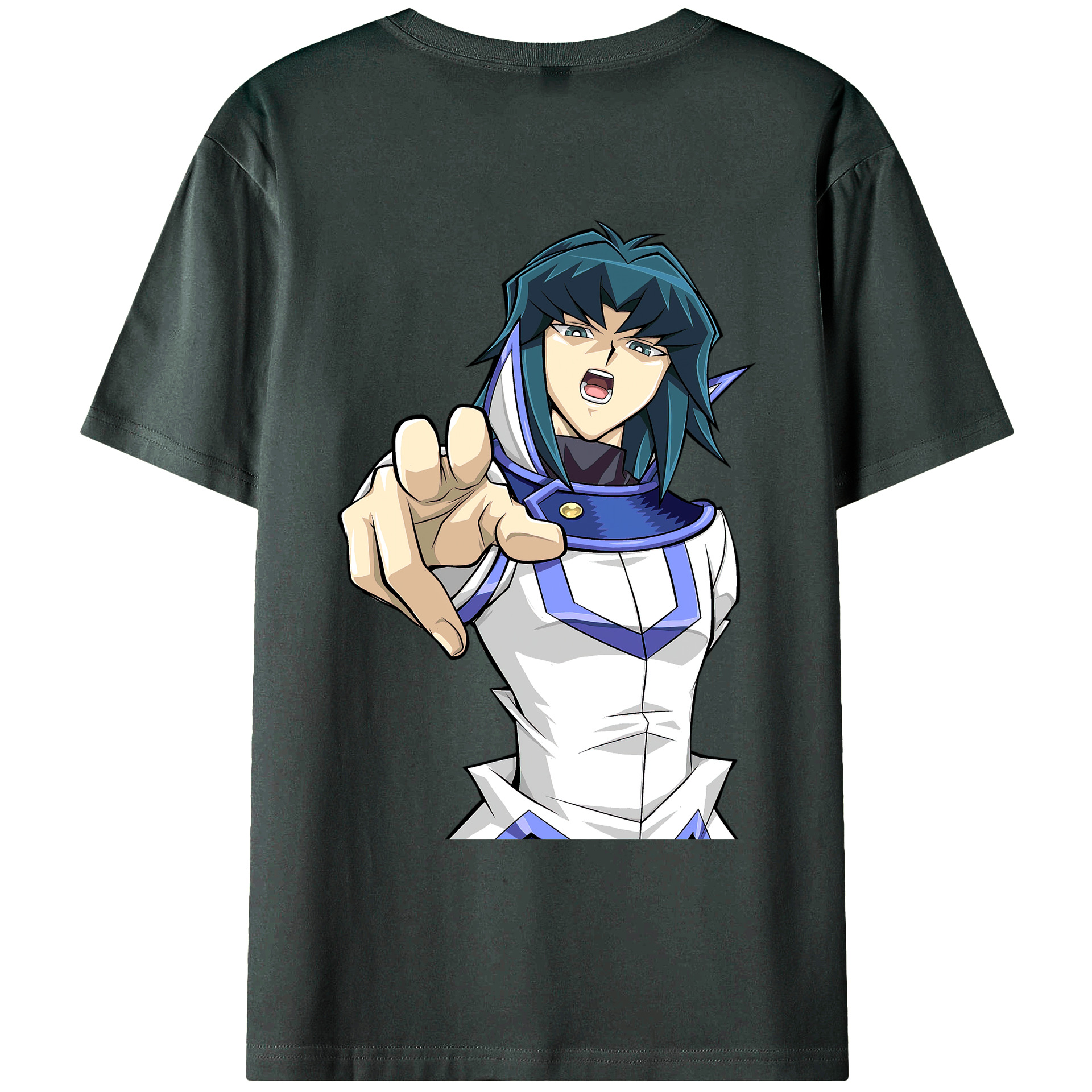 （画像用） 遊☆戯☆王 Yu-Gi-Oh! 綿100％ メンズ半袖Tシャツ（バックプリント） 通気性